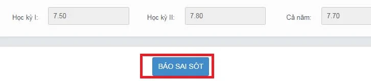 Báo sai sót nếu có thông tin không chính xác