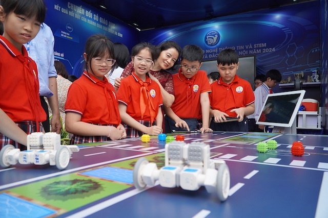 Sản phẩm STEM môn tin học của các em học sinh THCS